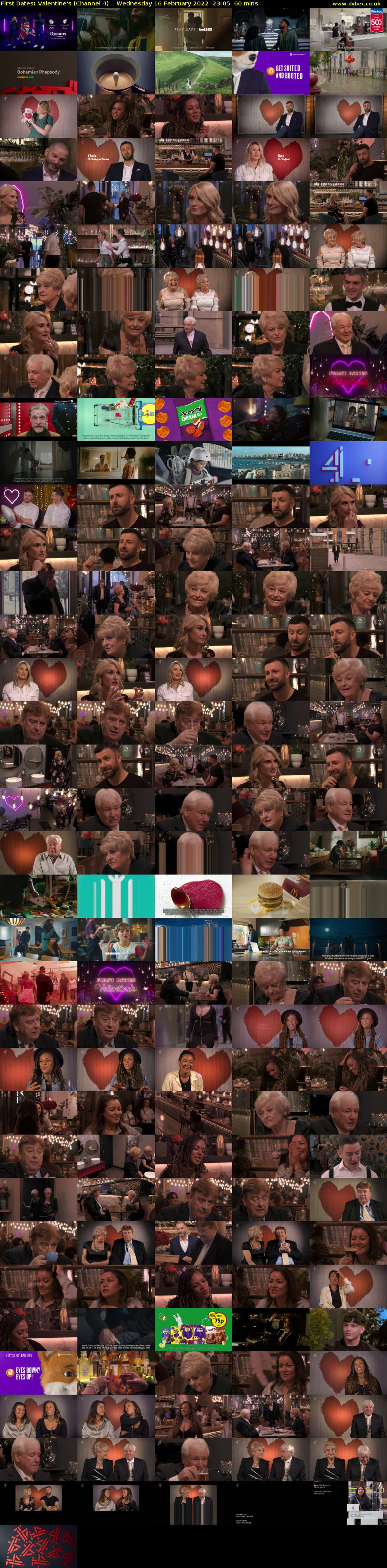 First Dates: Valentine's (Channel 4) Wednesday 16 February 2022 23:05 - 00:05