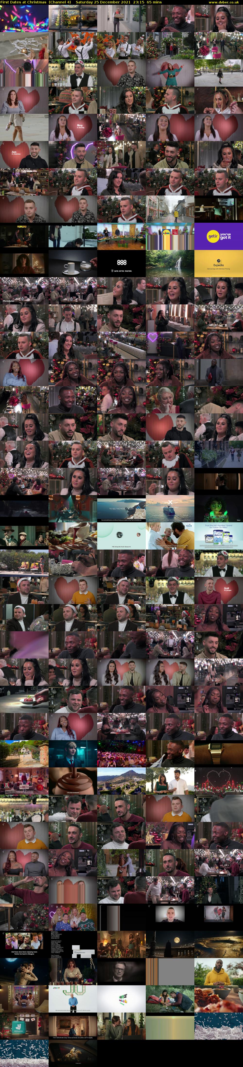 First Dates at Christmas  (Channel 4) Saturday 25 December 2021 23:15 - 00:20