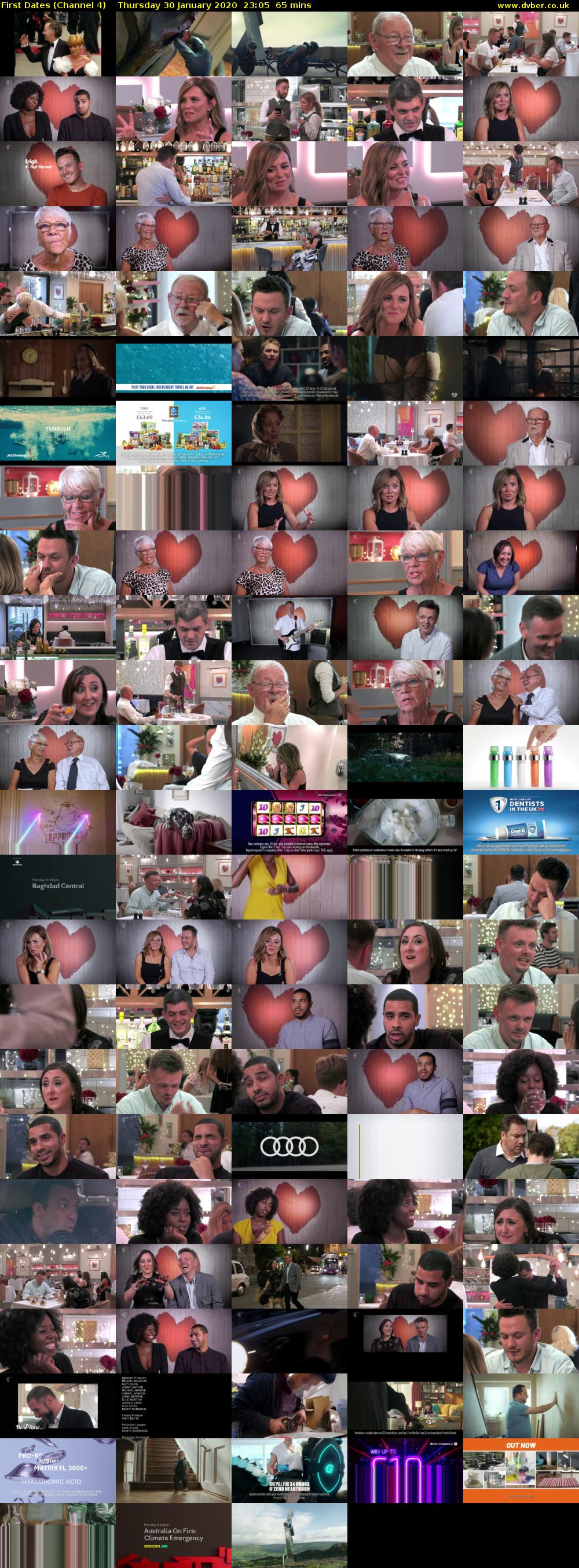 First Dates (Channel 4) Thursday 30 January 2020 23:05 - 00:10