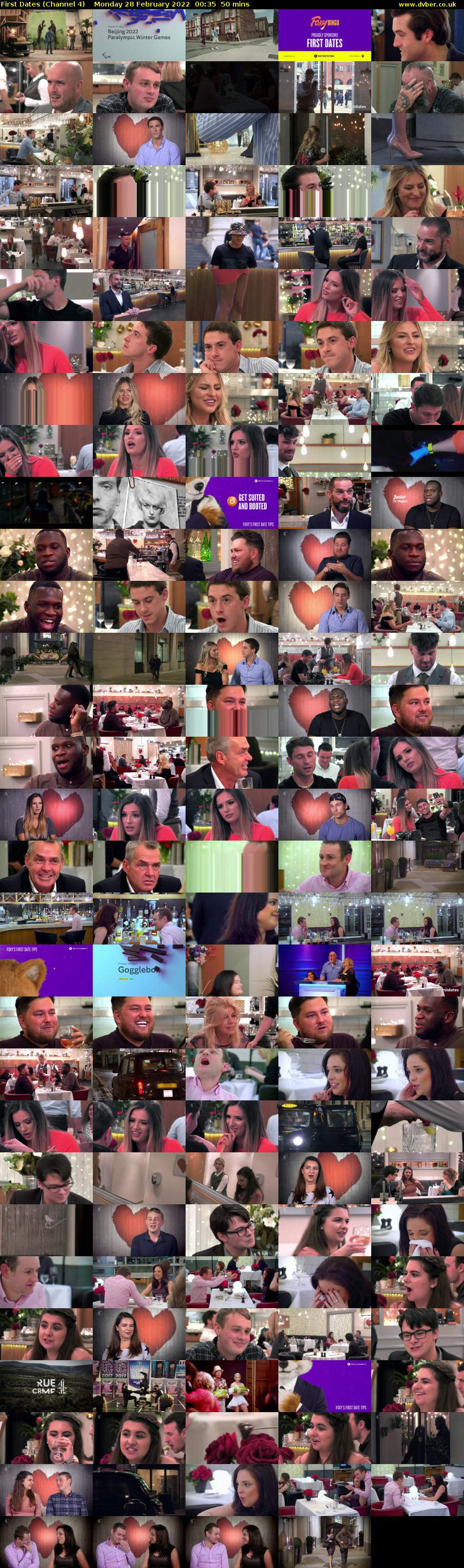 First Dates (Channel 4) Monday 28 February 2022 00:35 - 01:25