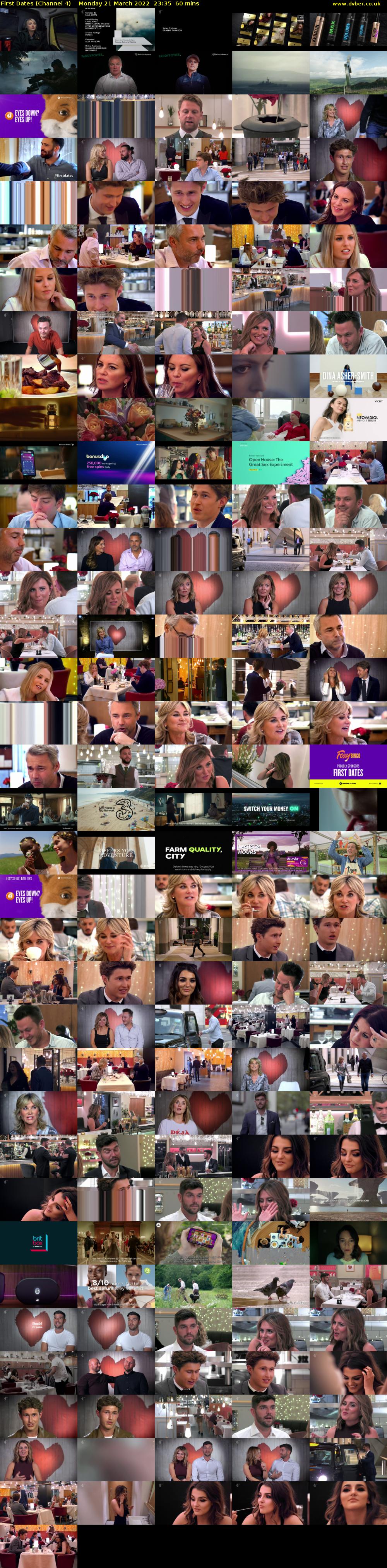 First Dates (Channel 4) Monday 21 March 2022 23:35 - 00:35