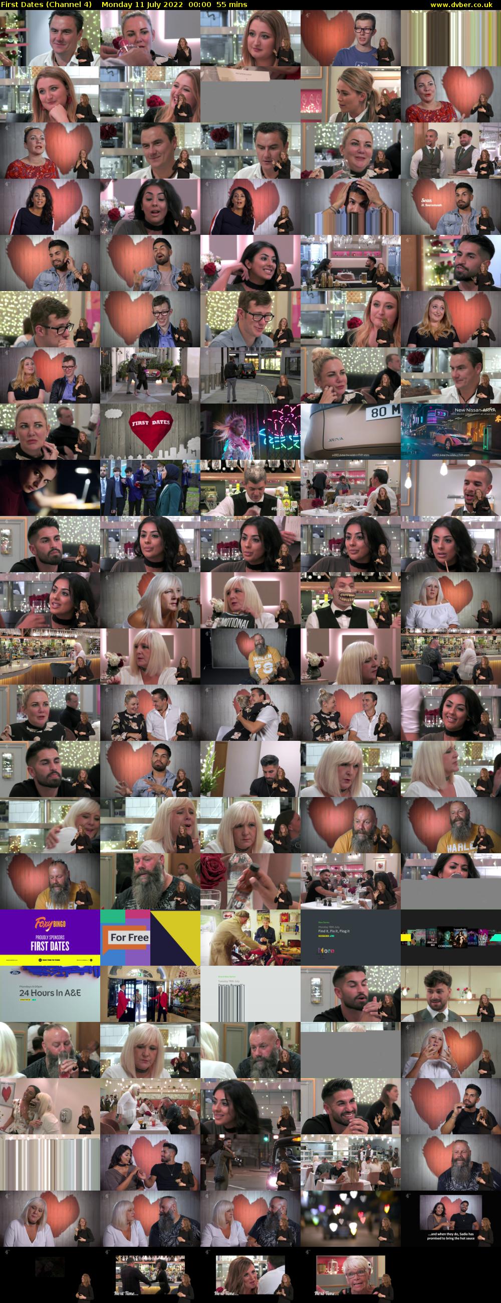First Dates (Channel 4) Monday 11 July 2022 00:00 - 00:55