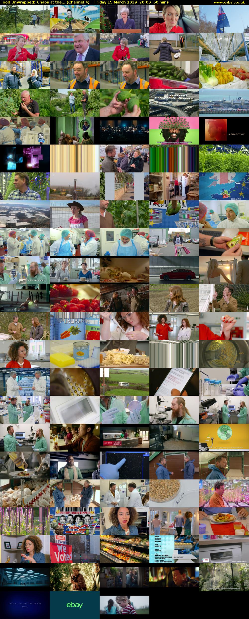 Food Unwrapped: Chaos at the... (Channel 4) Friday 15 March 2019 20:00 - 21:00