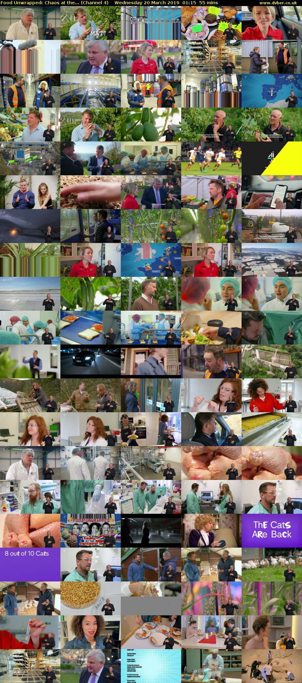 Food Unwrapped: Chaos at the... (Channel 4) Wednesday 20 March 2019 01:15 - 02:10