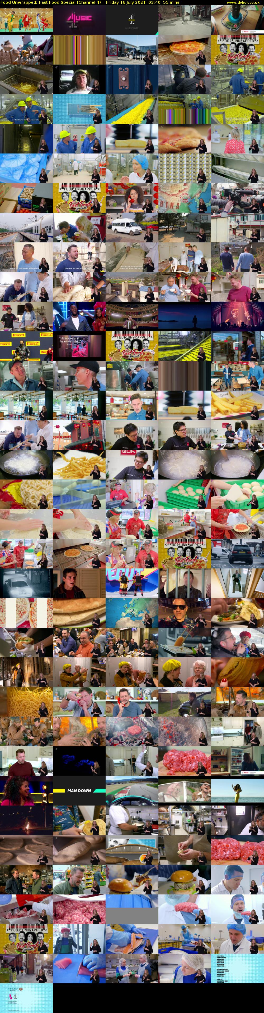 Food Unwrapped: Fast Food Special (Channel 4) Friday 16 July 2021 03:40 - 04:35