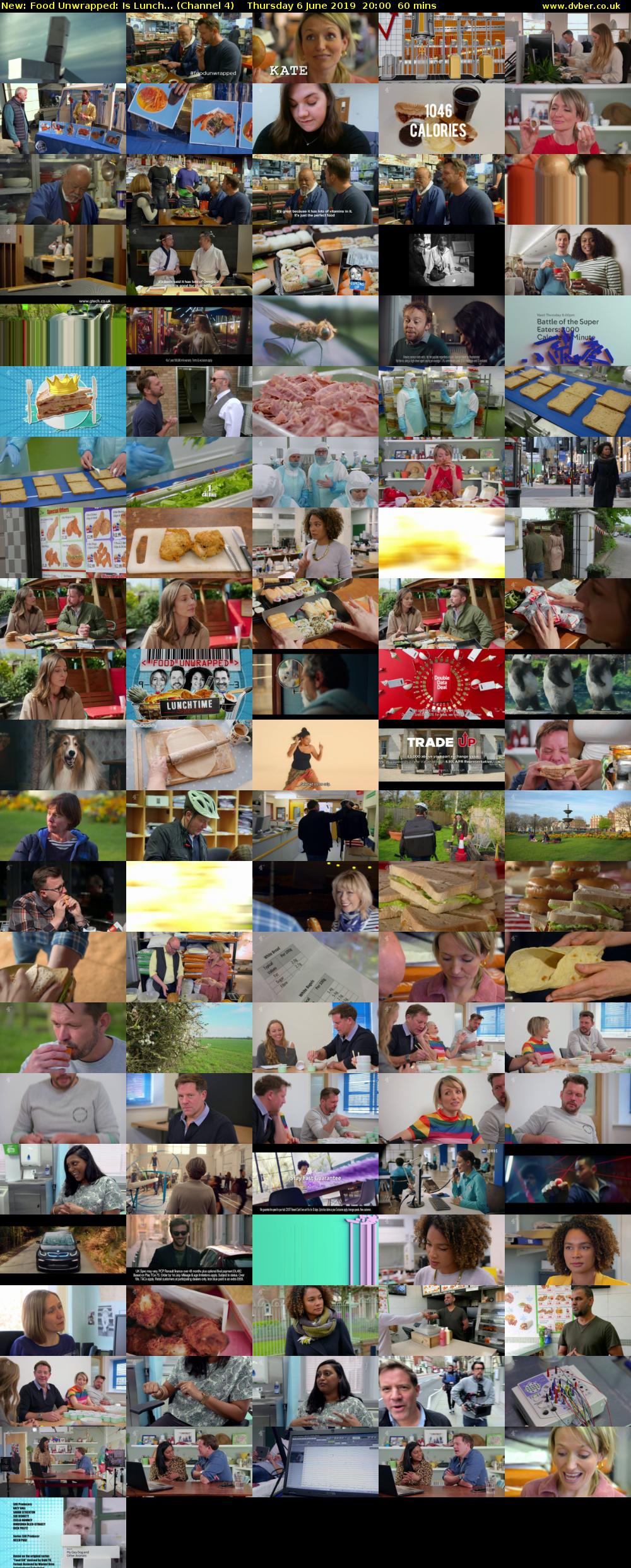 Food Unwrapped: Is Lunch... (Channel 4) Thursday 6 June 2019 20:00 - 21:00