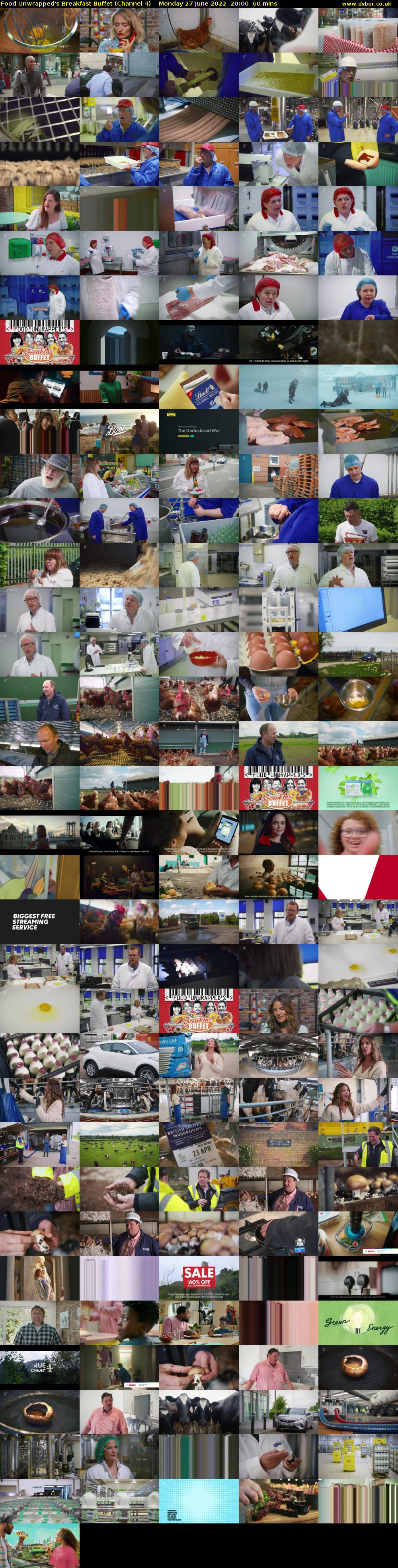 Food Unwrapped's Breakfast Buffet (Channel 4) Monday 27 June 2022 20:00 - 21:00