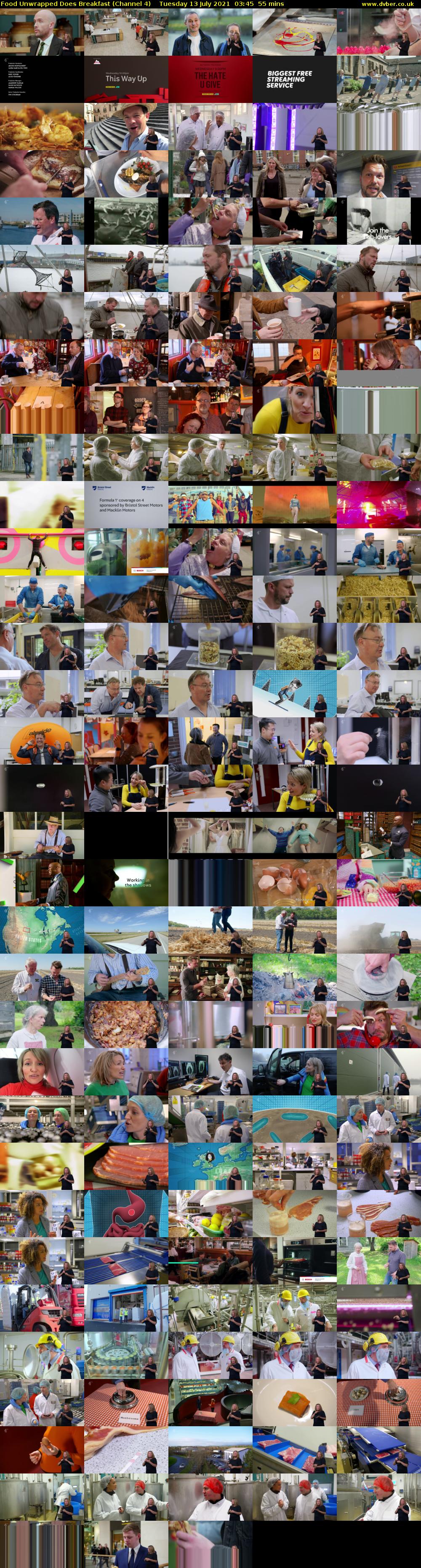 Food Unwrapped Does Breakfast (Channel 4) Tuesday 13 July 2021 03:45 - 04:40