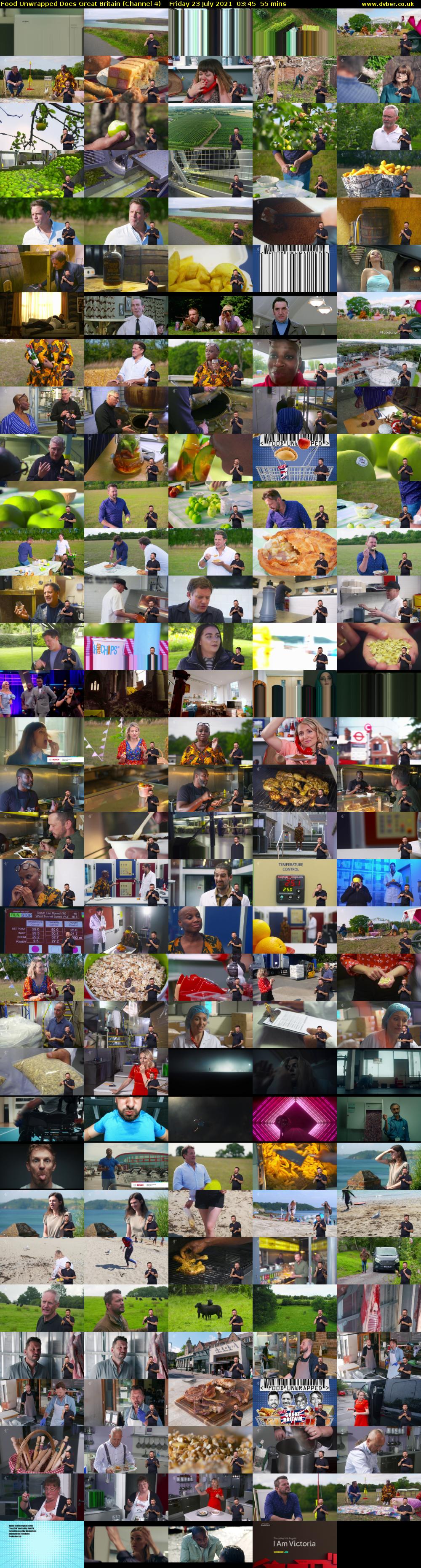 Food Unwrapped Does Great Britain (Channel 4) Friday 23 July 2021 03:45 - 04:40