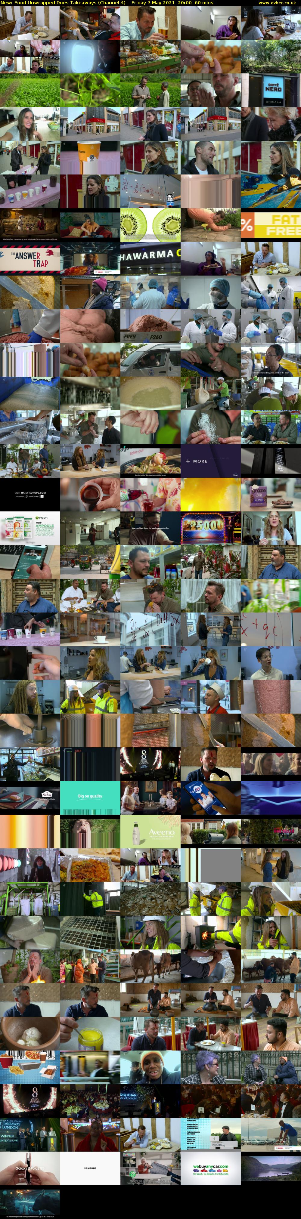 Food Unwrapped Does Takeaways (Channel 4) Friday 7 May 2021 20:00 - 21:00