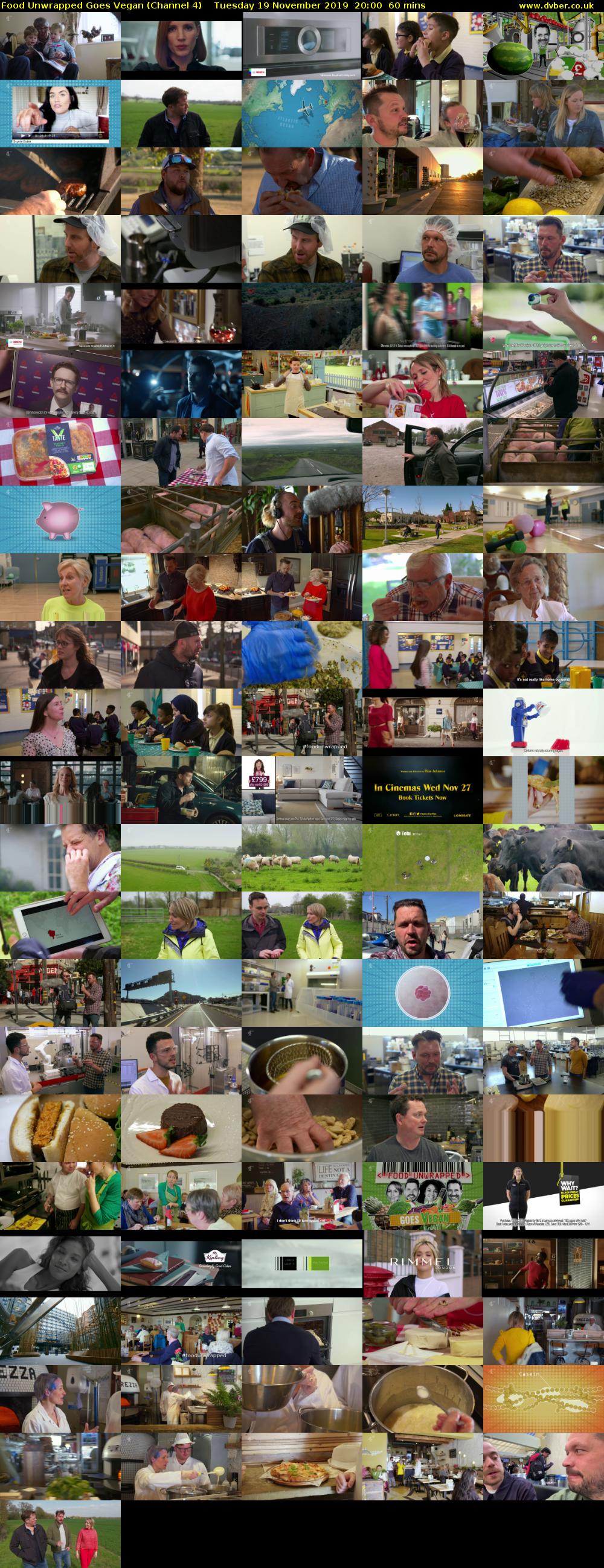 Food Unwrapped Goes Vegan (Channel 4) Tuesday 19 November 2019 20:00 - 21:00