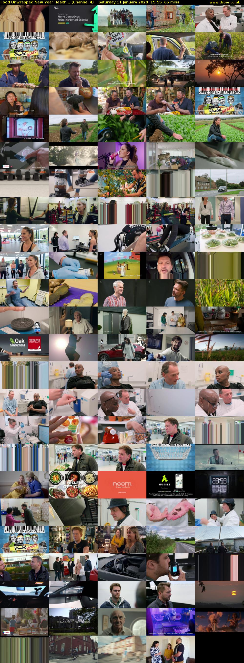 Food Unwrapped New Year Health... (Channel 4) Saturday 11 January 2020 15:55 - 17:00