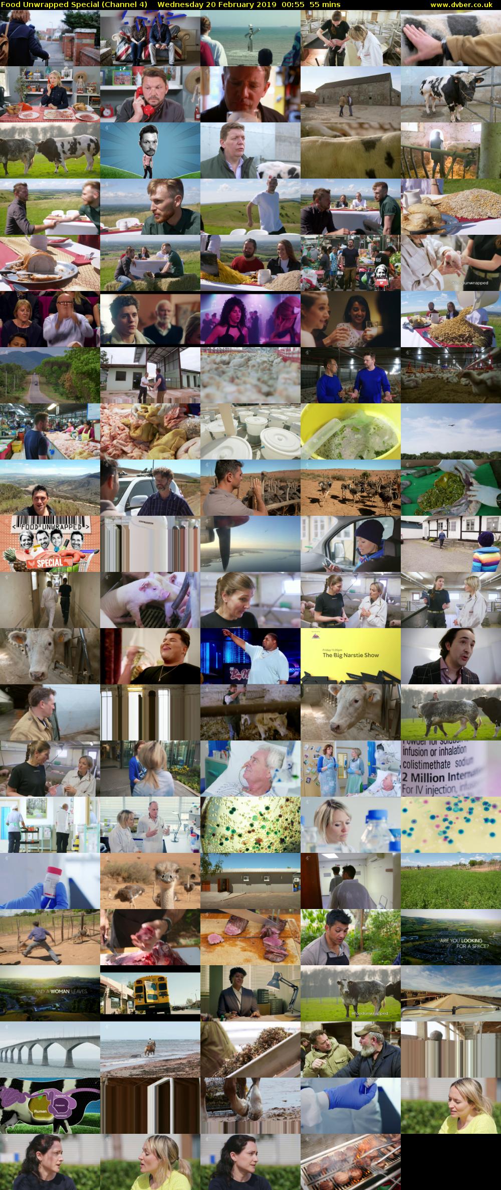 Food Unwrapped Special (Channel 4) Wednesday 20 February 2019 00:55 - 01:50