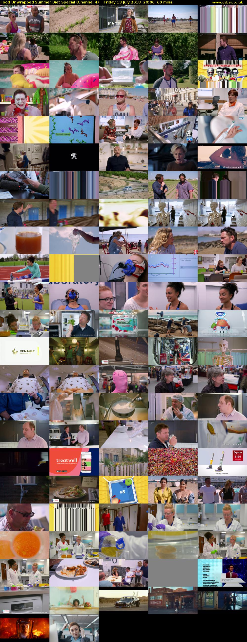 Food Unwrapped Summer Diet Special (Channel 4) Friday 13 July 2018 20:00 - 21:00