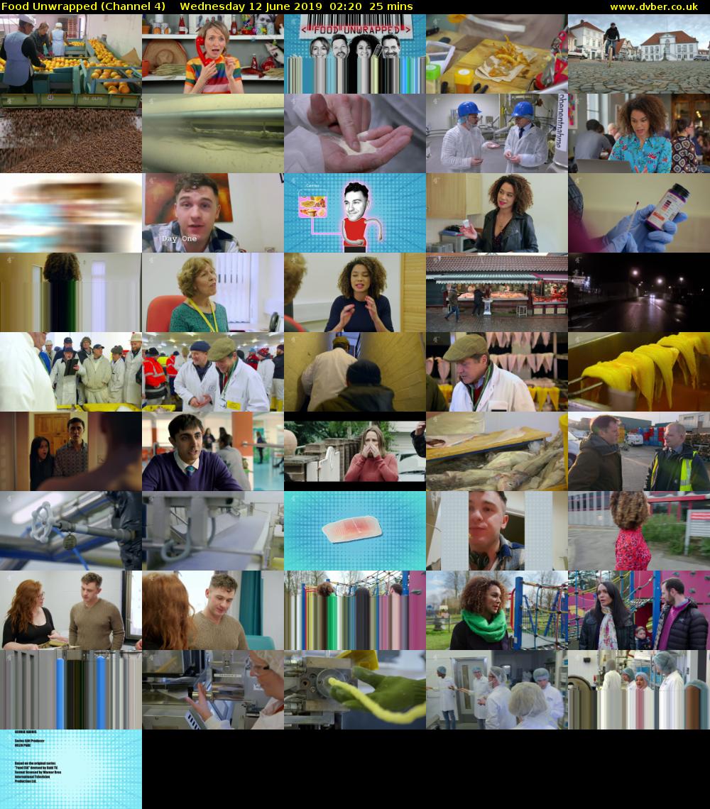 Food Unwrapped (Channel 4) Wednesday 12 June 2019 02:20 - 02:45