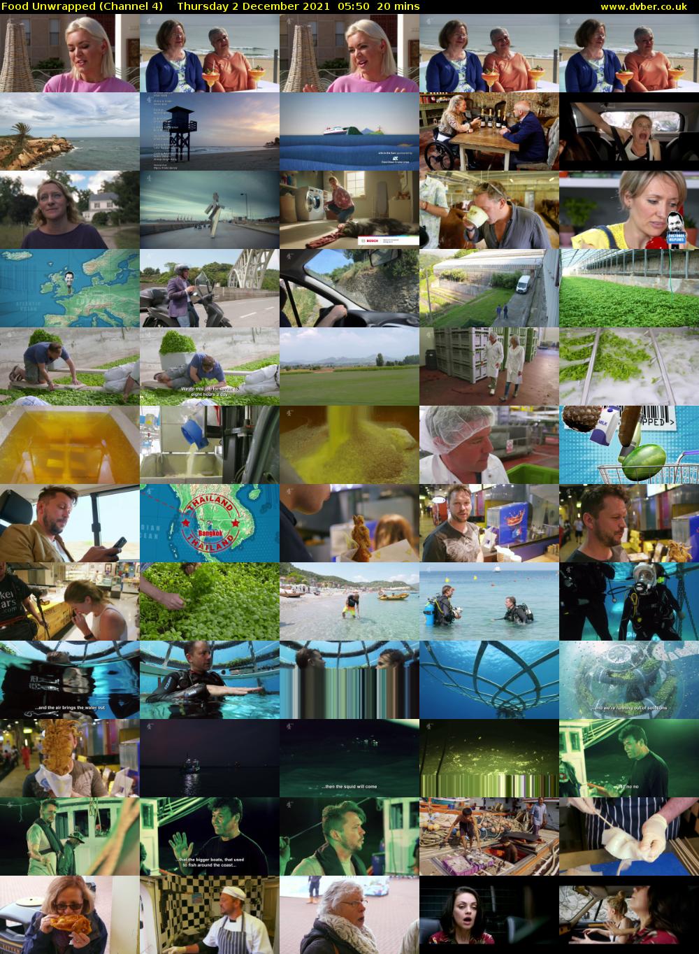 Food Unwrapped (Channel 4) Thursday 2 December 2021 05:50 - 06:10