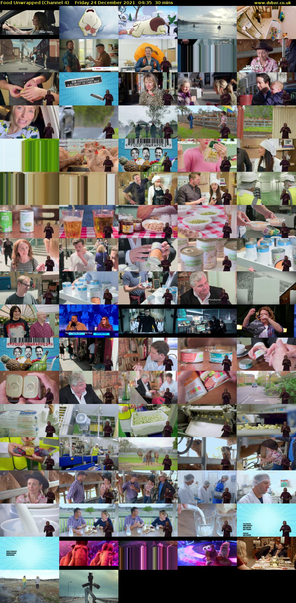Food Unwrapped (Channel 4) Friday 24 December 2021 04:35 - 05:05