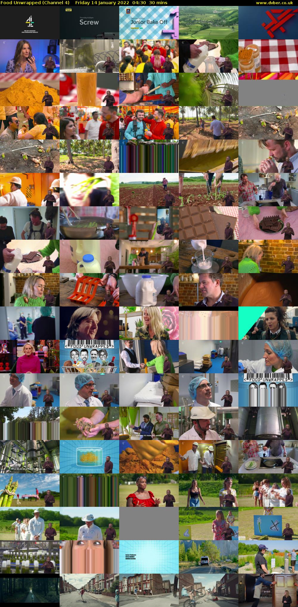 Food Unwrapped (Channel 4) Friday 14 January 2022 04:30 - 05:00
