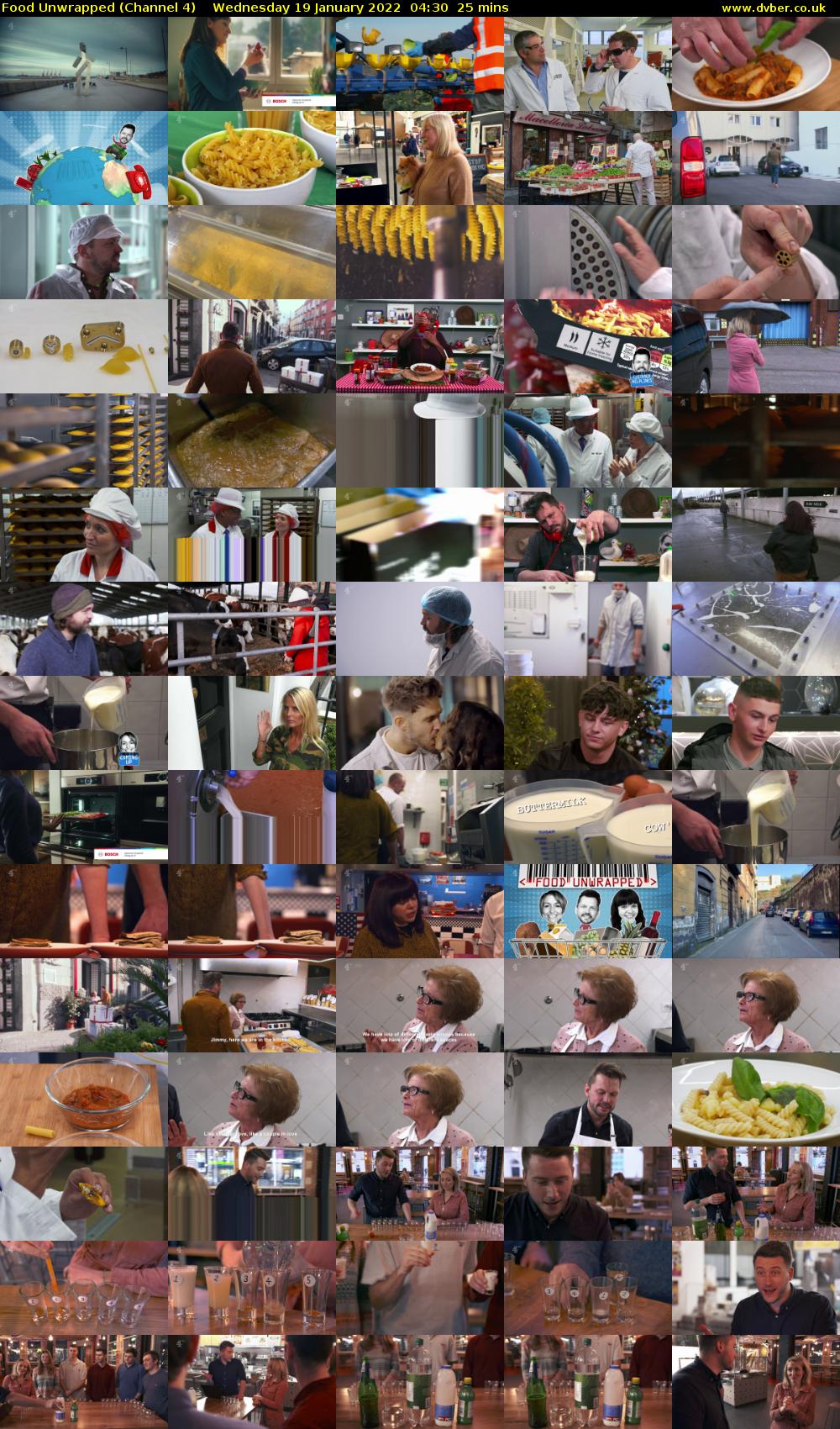 Food Unwrapped (Channel 4) Wednesday 19 January 2022 04:30 - 04:55