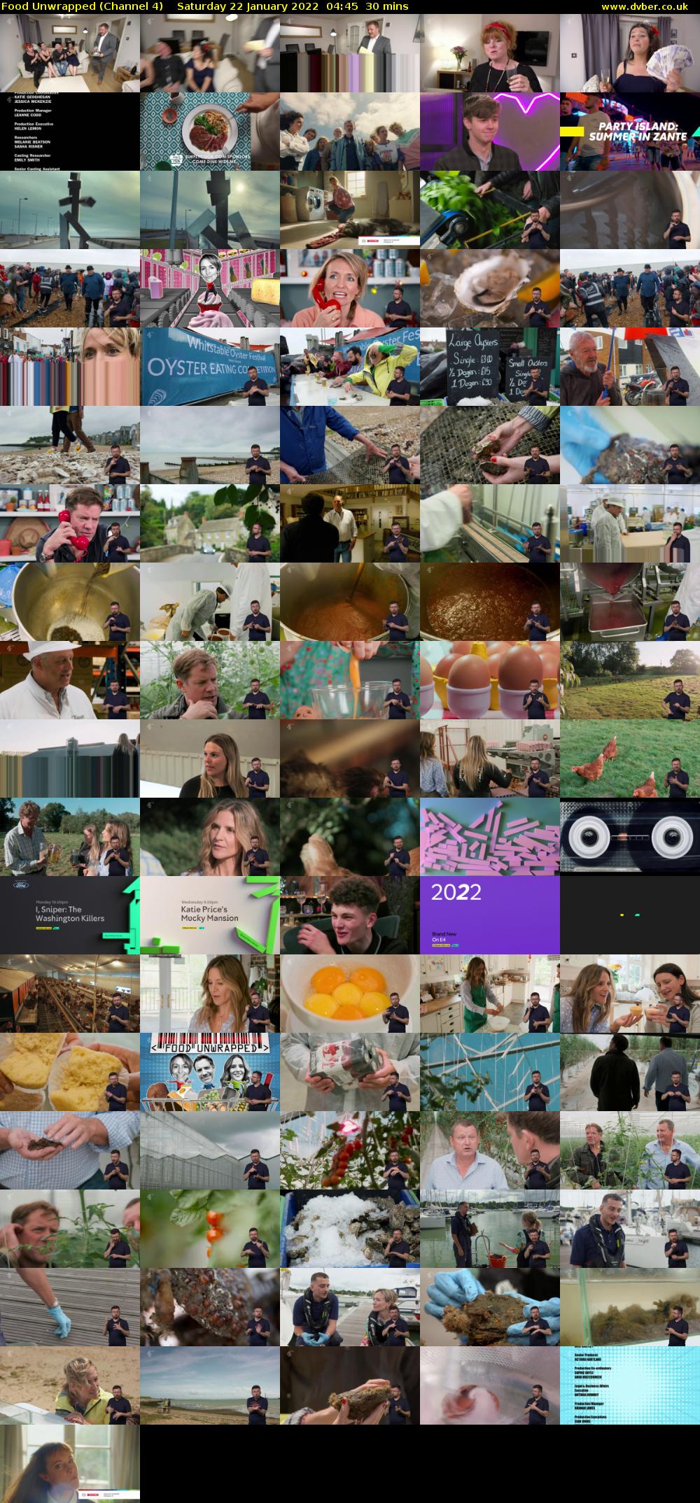 Food Unwrapped (Channel 4) Saturday 22 January 2022 04:45 - 05:15