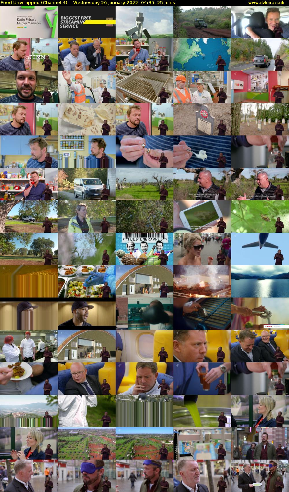 Food Unwrapped (Channel 4) Wednesday 26 January 2022 04:35 - 05:00