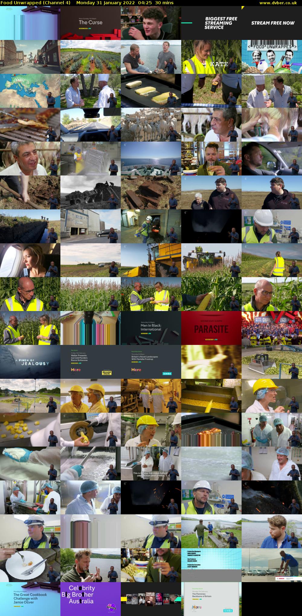 Food Unwrapped (Channel 4) Monday 31 January 2022 04:25 - 04:55