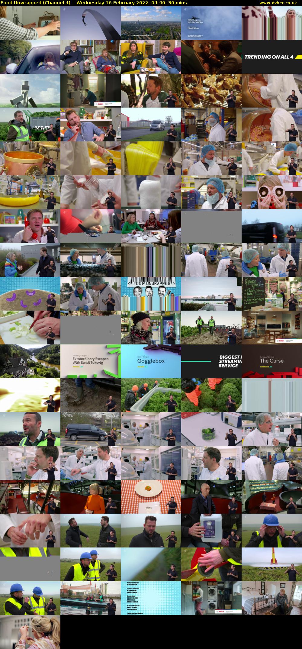 Food Unwrapped (Channel 4) Wednesday 16 February 2022 04:40 - 05:10