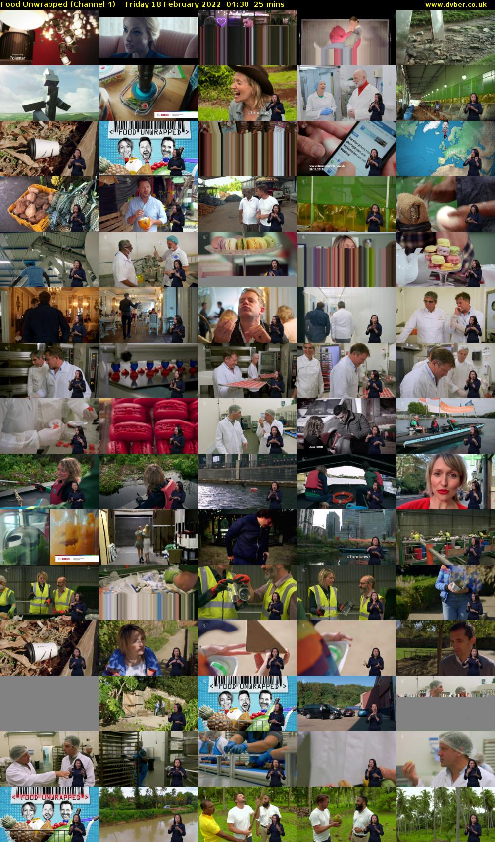 Food Unwrapped (Channel 4) Friday 18 February 2022 04:30 - 04:55