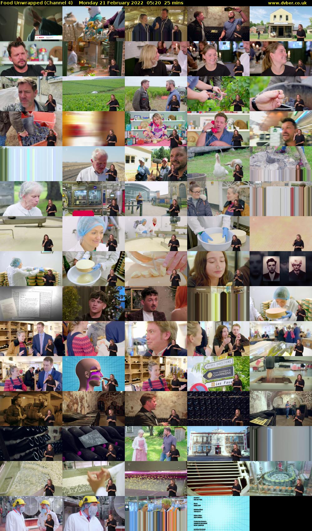 Food Unwrapped (Channel 4) Monday 21 February 2022 05:20 - 05:45