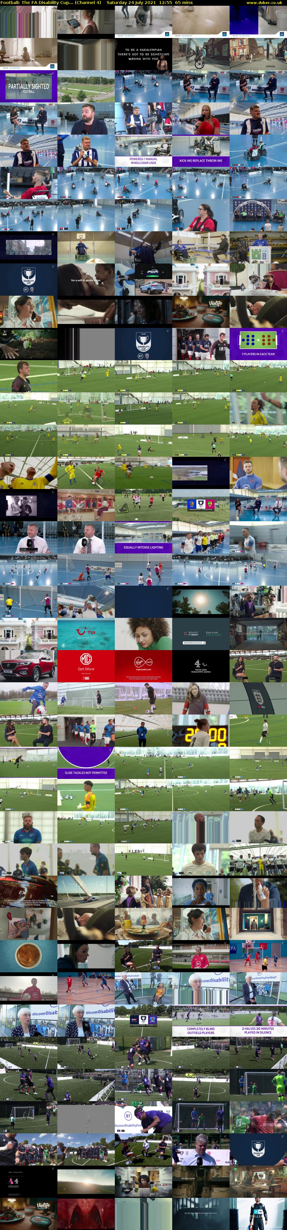 Football: The FA Disability Cup... (Channel 4) Saturday 24 July 2021 12:55 - 14:00