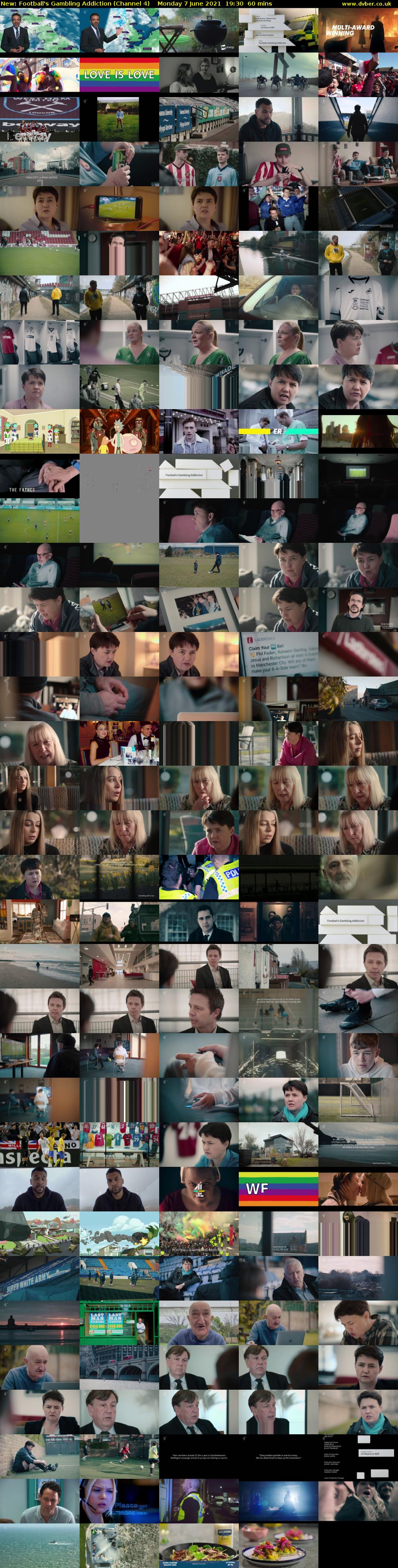 Football's Gambling Addiction (Channel 4) Monday 7 June 2021 19:30 - 20:30