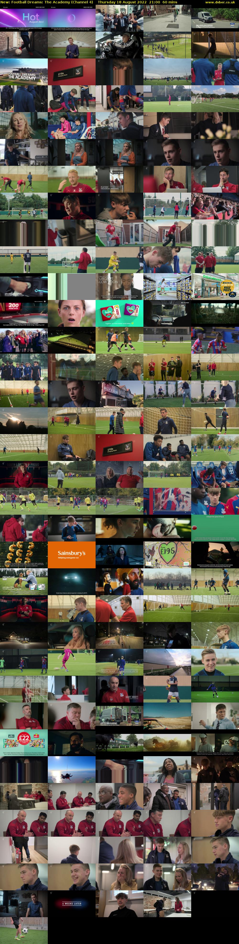 Football Dreams: The Academy (Channel 4) Thursday 18 August 2022 21:00 - 22:00