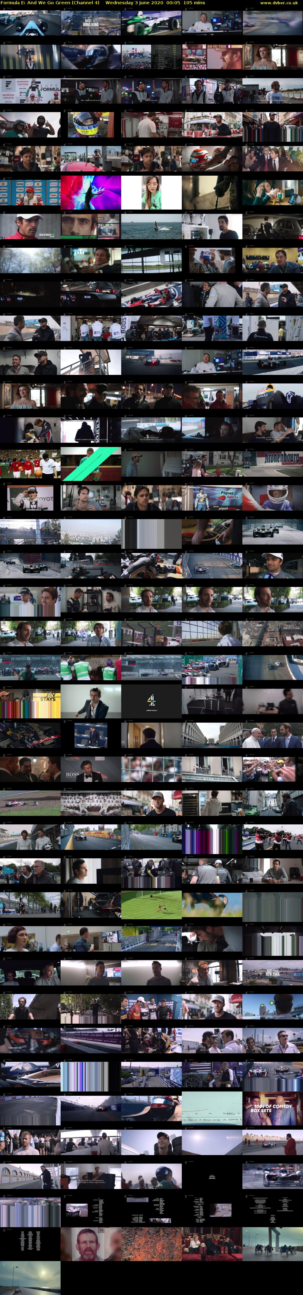 Formula E: And We Go Green (Channel 4) Wednesday 3 June 2020 00:05 - 01:50