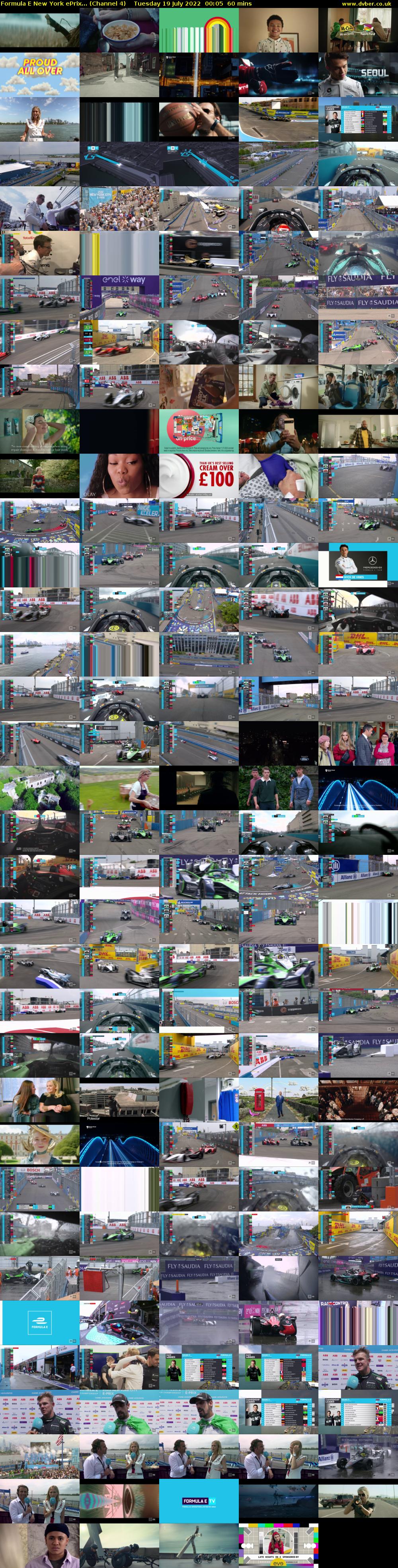 Formula E New York ePrix... (Channel 4) Tuesday 19 July 2022 00:05 - 01:05