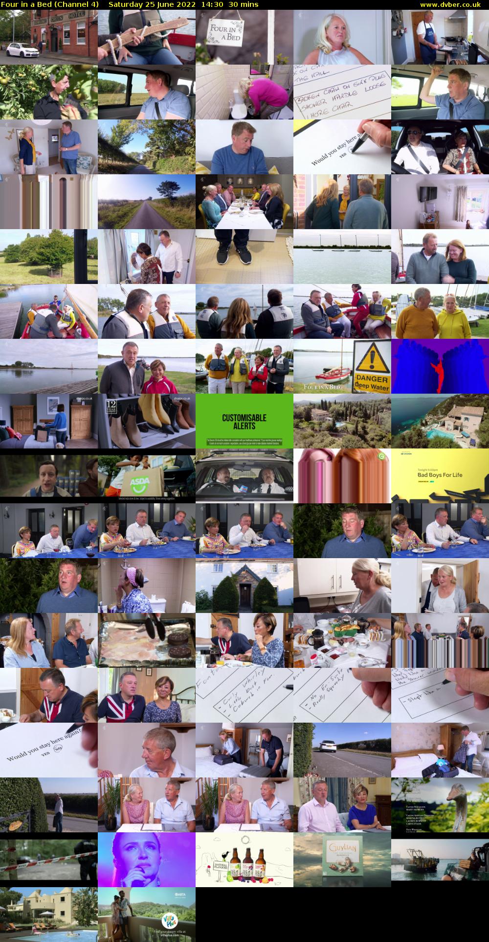 Four in a Bed (Channel 4) Saturday 25 June 2022 14:30 - 15:00