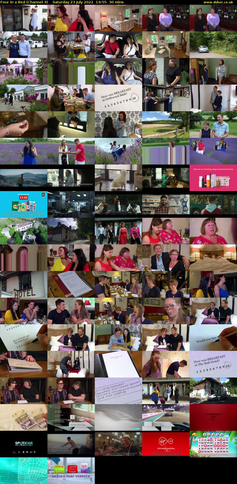 Four in a Bed (Channel 4) Saturday 23 July 2022 14:55 - 15:25