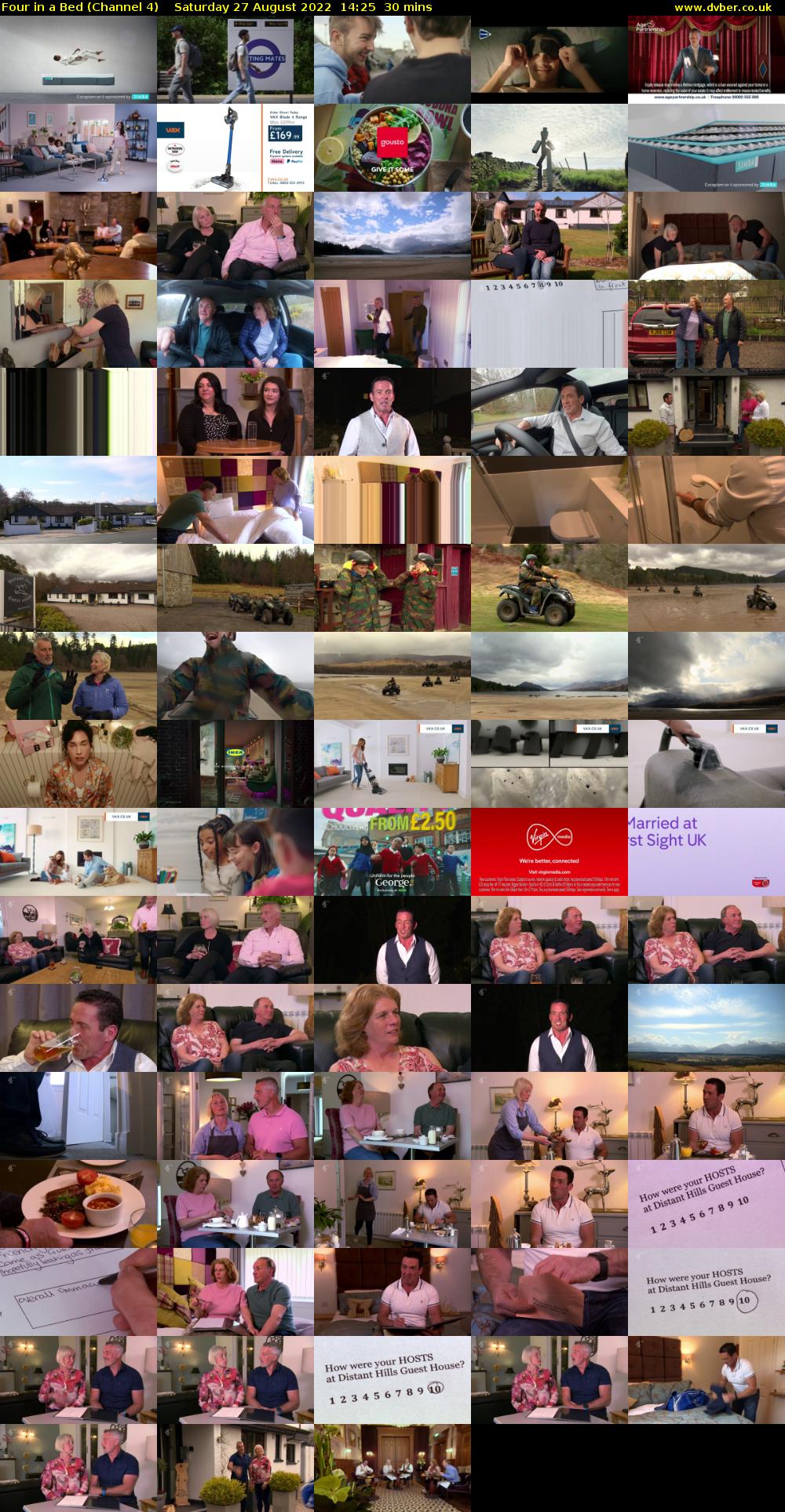 Four in a Bed (Channel 4) Saturday 27 August 2022 14:25 - 14:55
