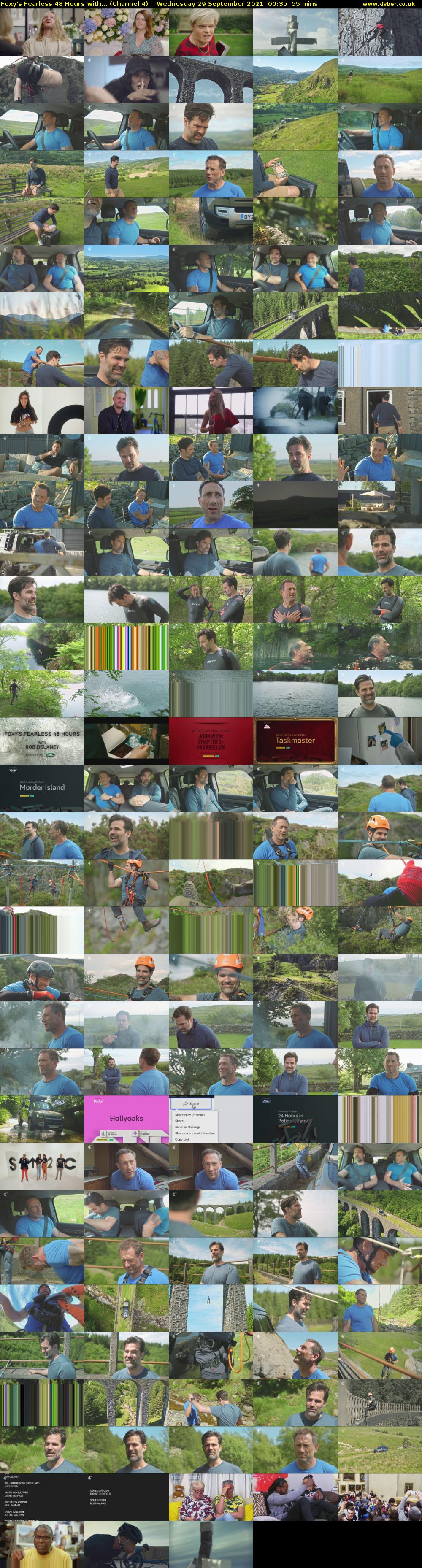 Foxy's Fearless 48 Hours with... (Channel 4) Wednesday 29 September 2021 00:35 - 01:30