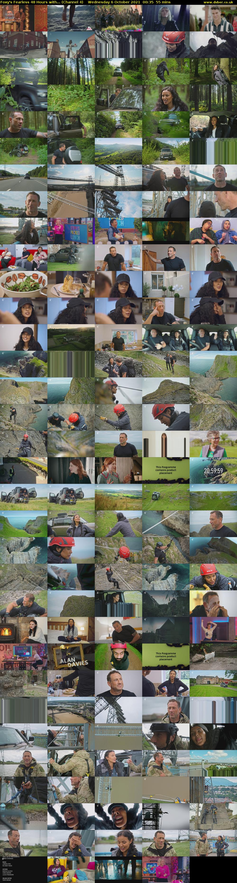 Foxy's Fearless 48 Hours with... (Channel 4) Wednesday 6 October 2021 00:35 - 01:30