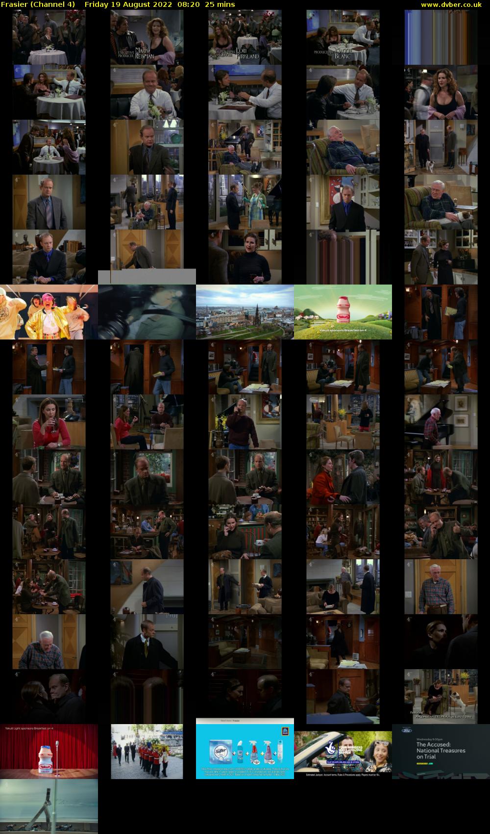 Frasier (Channel 4) Friday 19 August 2022 08:20 - 08:45