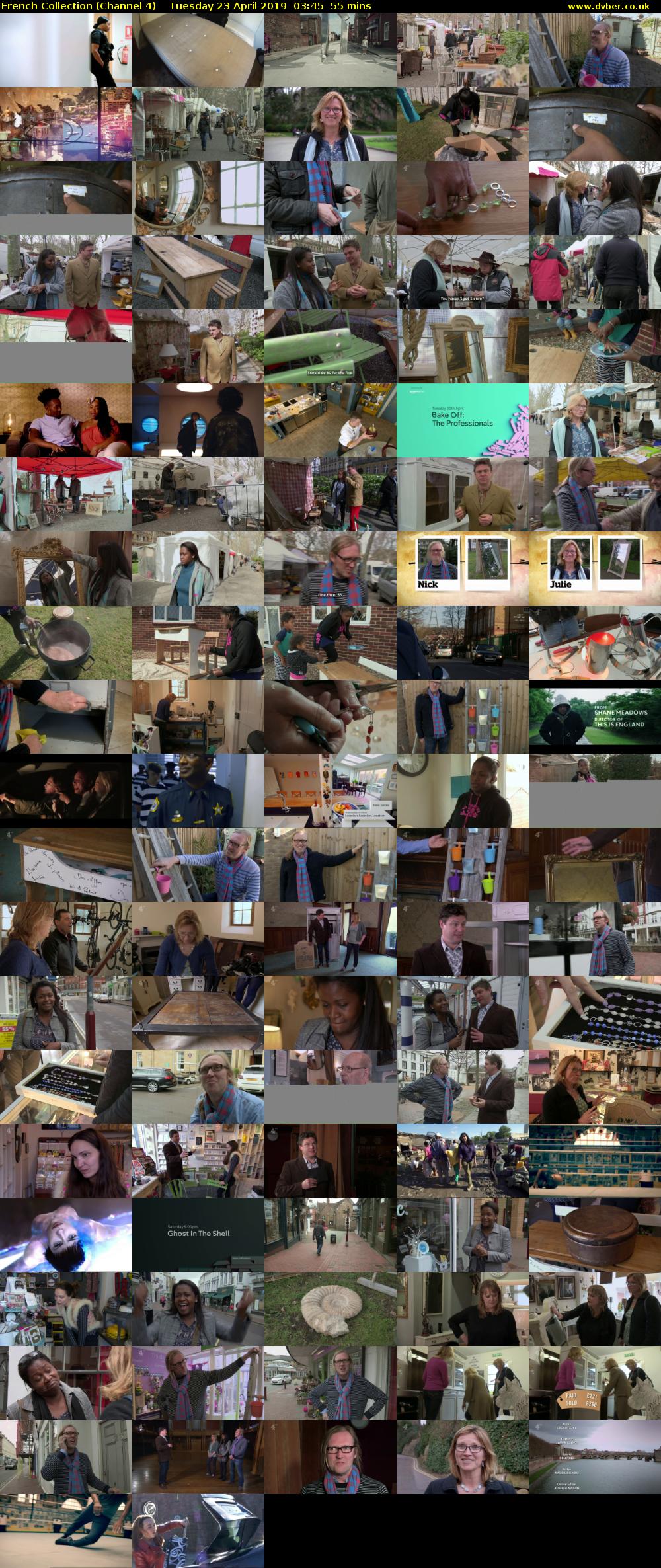 French Collection (Channel 4) Tuesday 23 April 2019 03:45 - 04:40