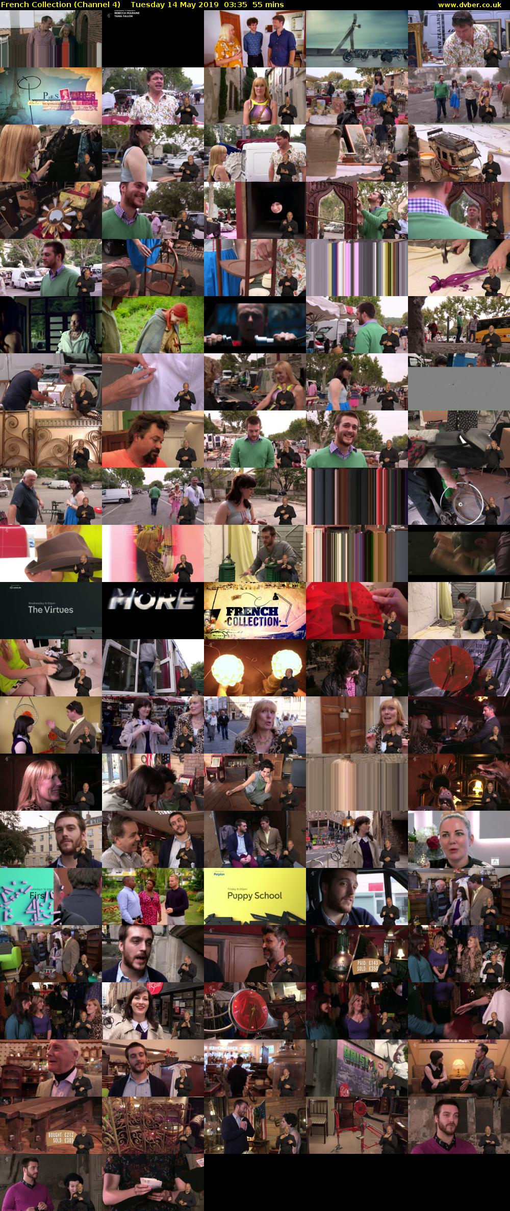 French Collection (Channel 4) Tuesday 14 May 2019 03:35 - 04:30