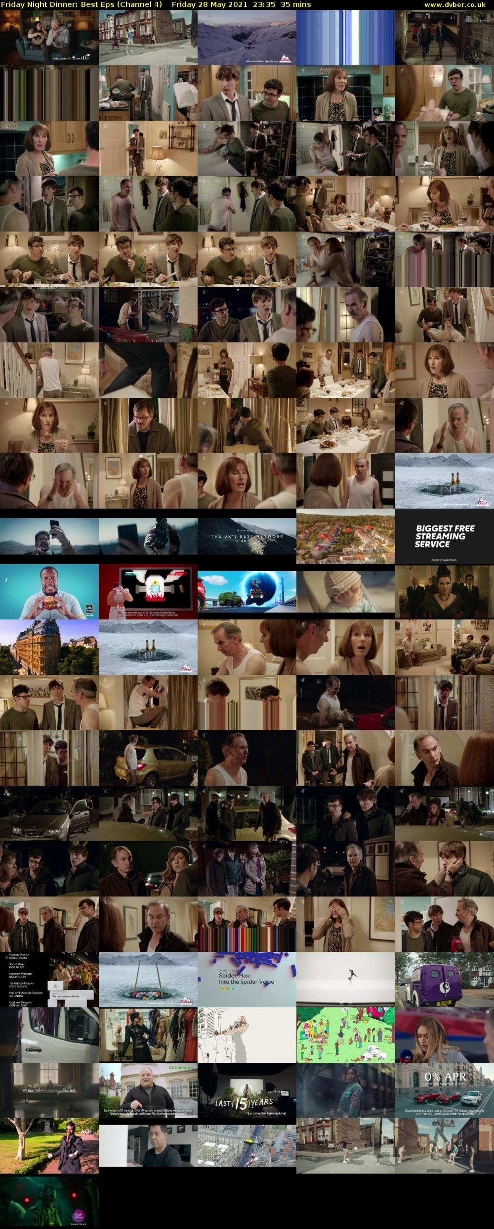 Friday Night Dinner: Best Eps (Channel 4) Friday 28 May 2021 23:35 - 00:10