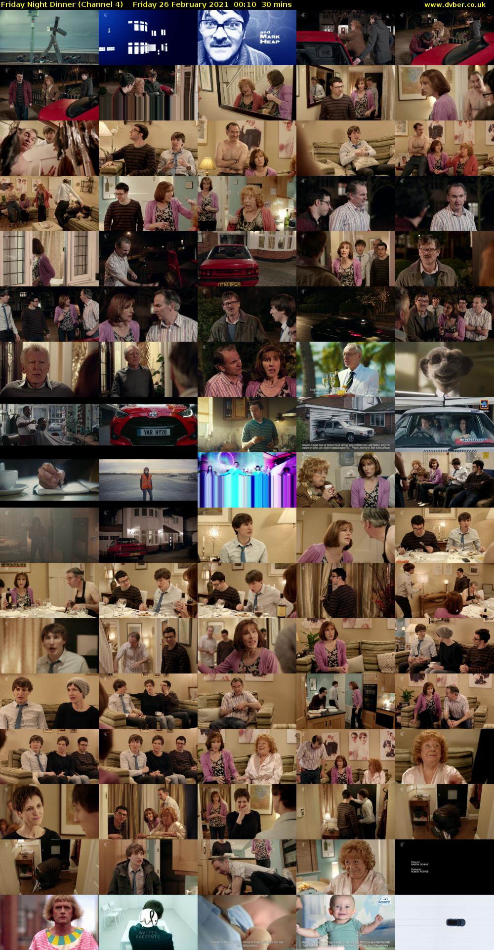Friday Night Dinner (Channel 4) Friday 26 February 2021 00:10 - 00:40