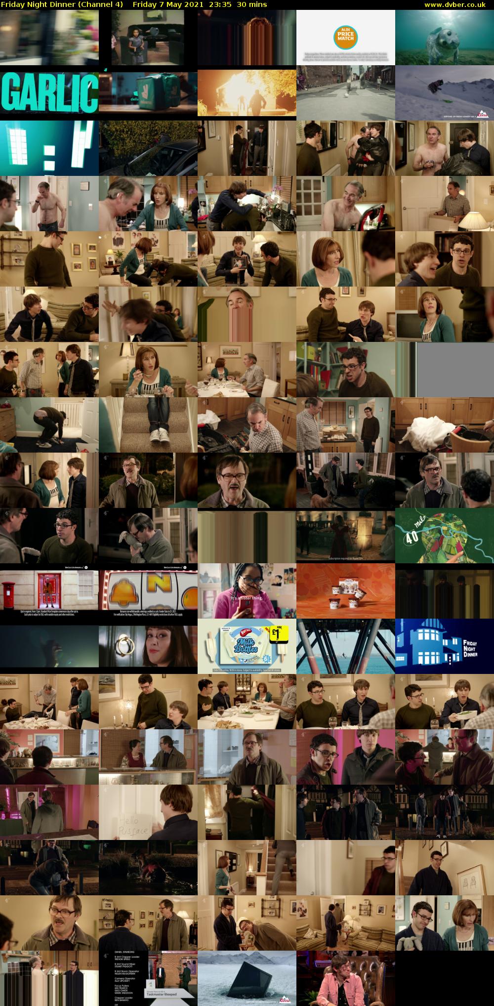 Friday Night Dinner (Channel 4) Friday 7 May 2021 23:35 - 00:05