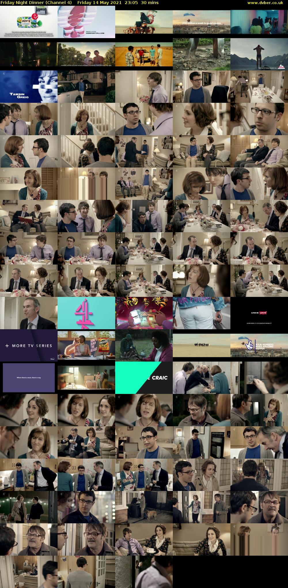 Friday Night Dinner (Channel 4) Friday 14 May 2021 23:05 - 23:35
