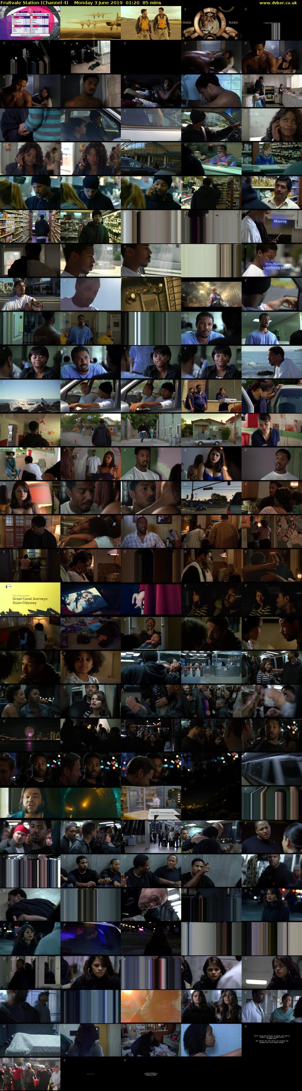Fruitvale Station (Channel 4) Monday 3 June 2019 01:20 - 02:45