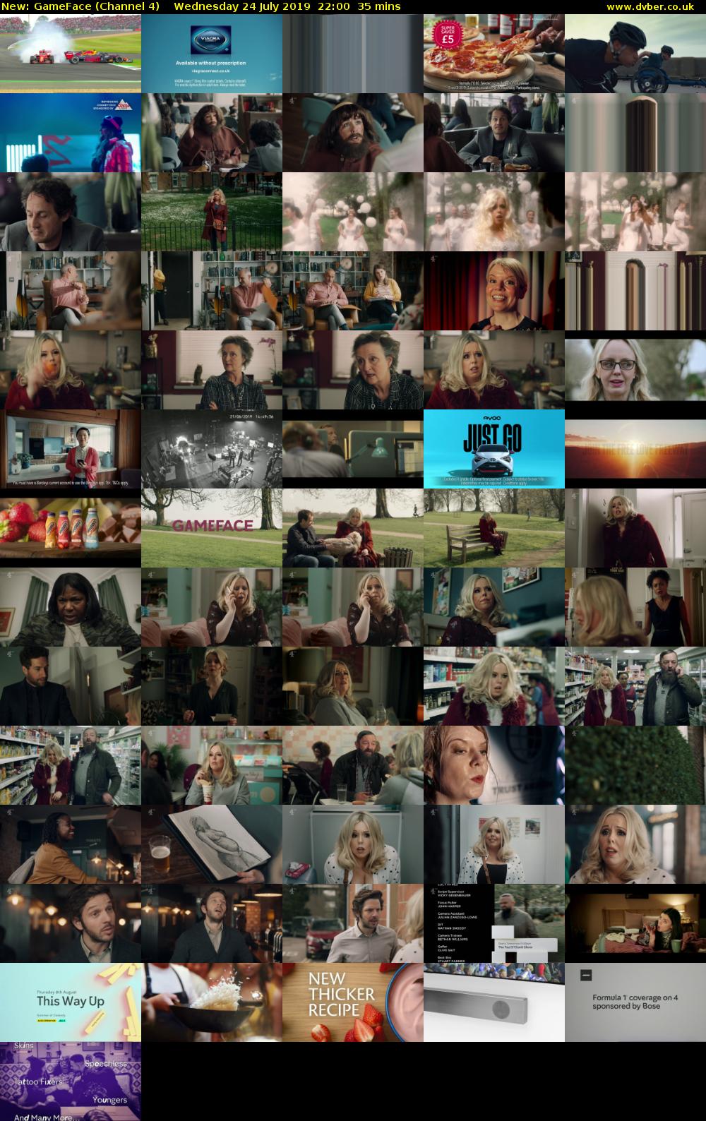 GameFace (Channel 4) Wednesday 24 July 2019 22:00 - 22:35