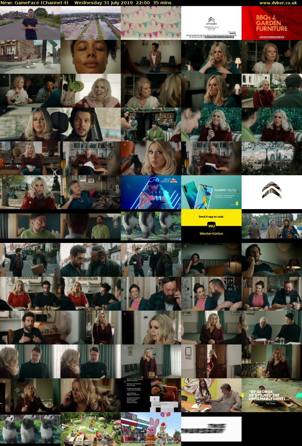 GameFace (Channel 4) Wednesday 31 July 2019 22:00 - 22:35