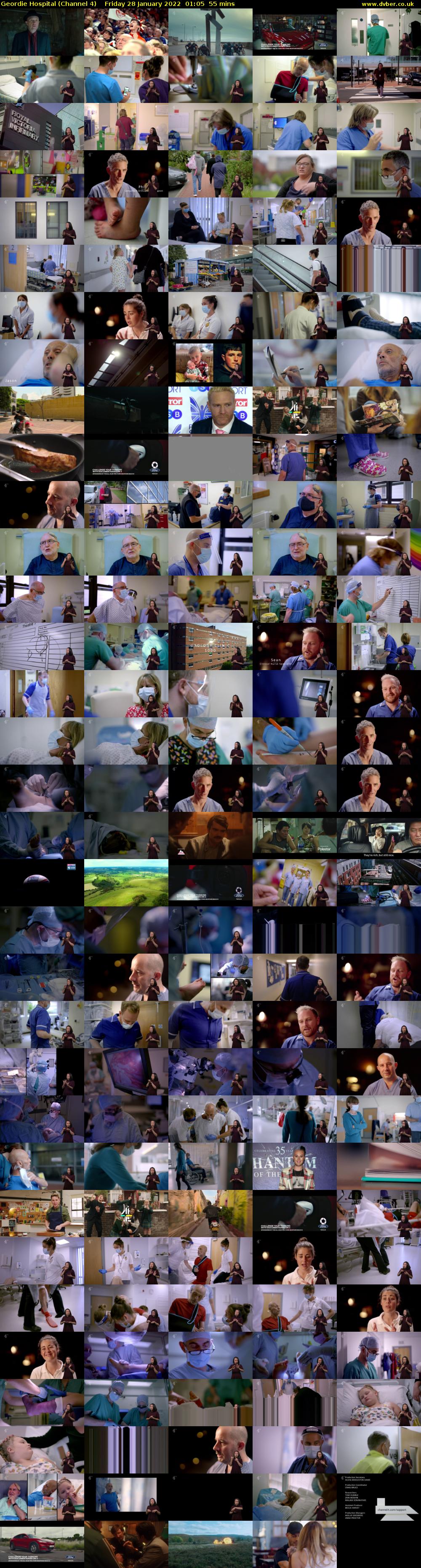 Geordie Hospital (Channel 4) Friday 28 January 2022 01:05 - 02:00